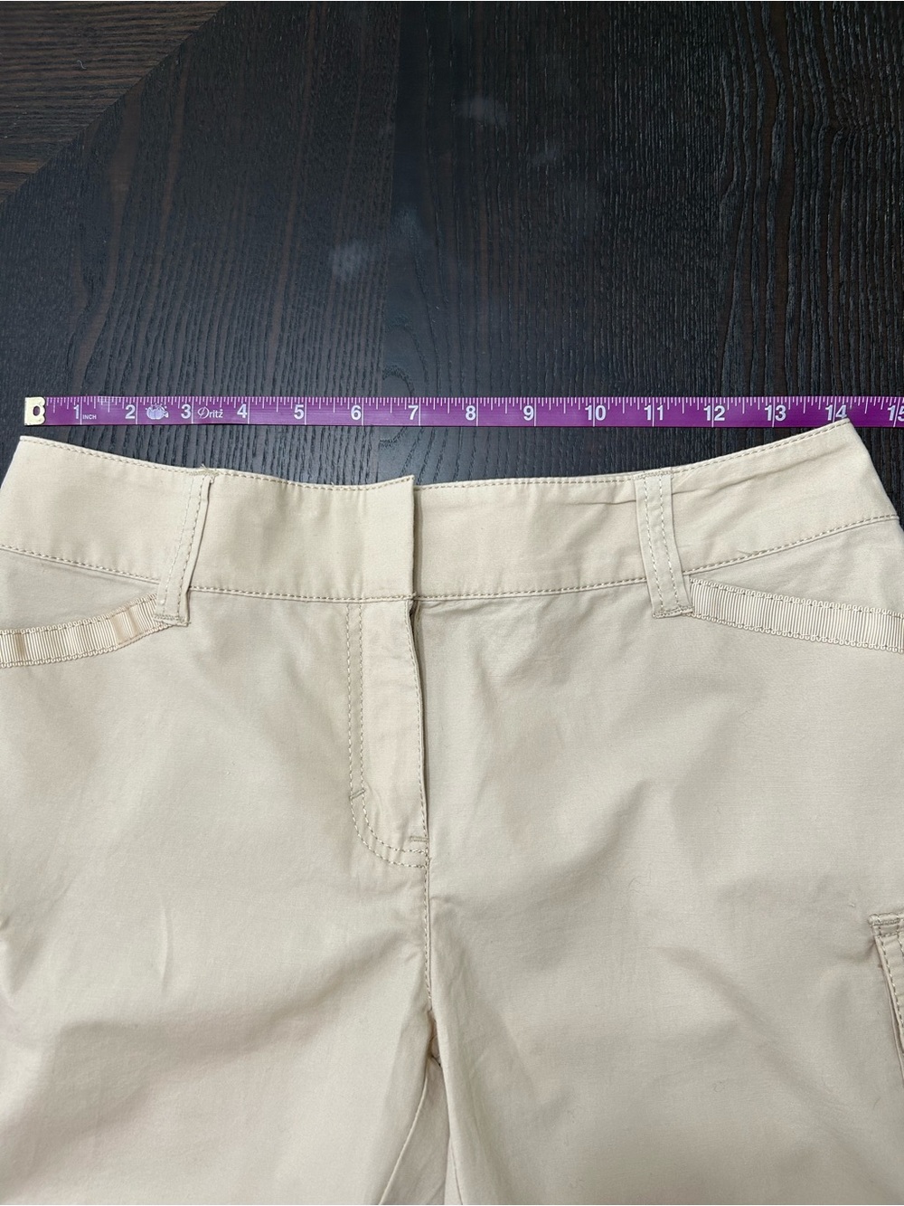 WHITE HOUSE BLACK MARKET CARGO SHORTS SIZE 0 - Picture 5 of 6